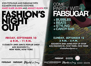 Fashion's Night Out Party Invitation From FabSugar and PopSugar