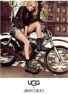 Amber Valletta in Jimmy Choo For Ugg Fall 2010 Ad