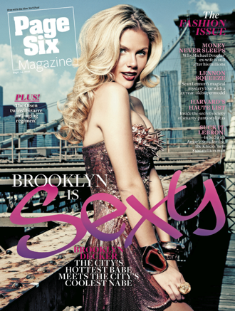 Brooklyn Decker on Page Six Magazine Cover 2010-09-14 09:00:05