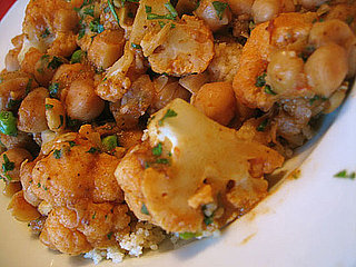 New York Time Recipe For Chickpeas, Cauliflower, Peas, and Couscous