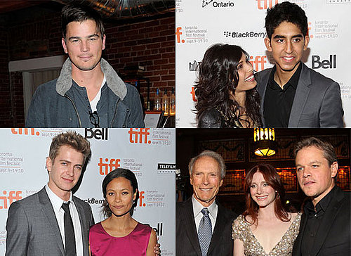 Josh Hartnett, Freida Pinto, Matt Damon at the 2010 Toronto Film Festival