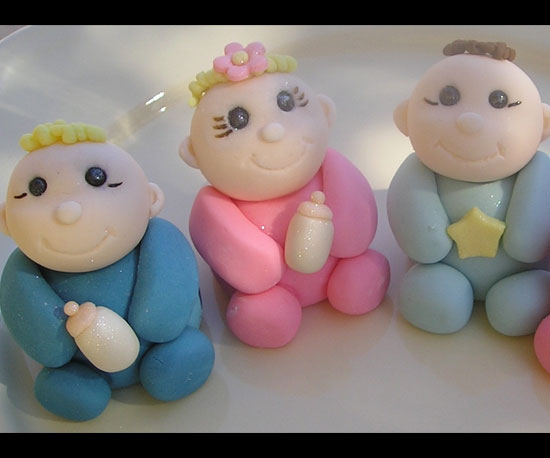 Edible Fondant Cake Baby