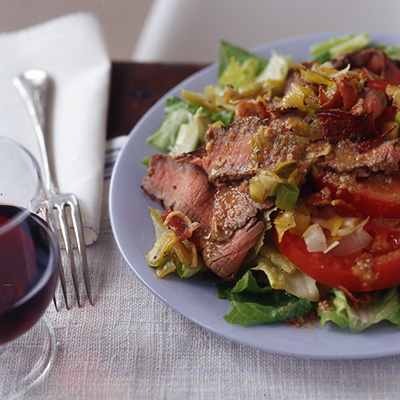 Recipe For Beef, Leek, and Tomato Salad
