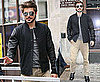 Pictures of Zac Efron with a Beard Promoting Charlie St Cloud at Radio One