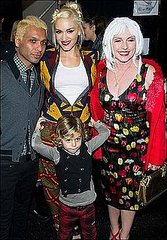 Gwen Stefani and family at her L.A.M.B Fashion Show-Spring 2011 MBFW