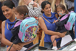 Pictures of Salma Hayek Picking Up Her Daughter Valentina Pinault From School in LA