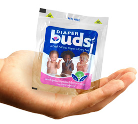 Individually Wrapped Diapers For on the Go