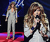 Jennifer Lopez Wears a Gray Sequin Jumpsuit to American Idol Press Conference