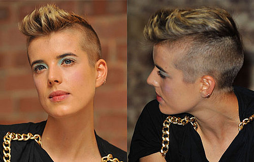 Pictures of Agyness Deyn With a Mohawk