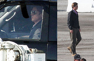 Pictures of Brad Pitt Shooting Moneyball in LA