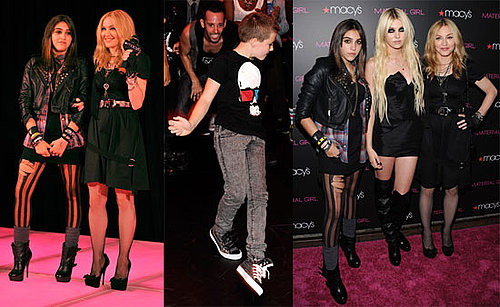 Pictures of Madonna, Taylor Momsen, and Lourdes Leon at the Launch of Material Girl 2010-09-23 07:00:00