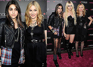 Pictures of Madonna, Taylor Momsen, and Lourdes Leon at the Launch of Material Girl