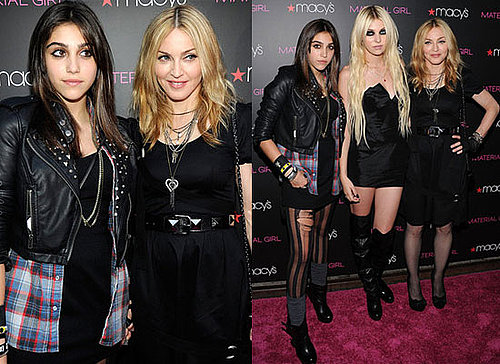 Pictures of Madonna, Taylor Momsen, and Lourdes Leon at the Launch of Material Girl