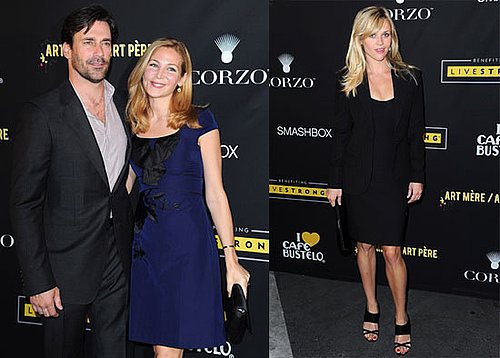 Reese Witherspoon, Jon Hamm and Jennifer Westfeldt at a LiveStrong Benefit in LA