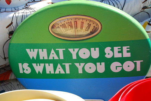 Funny Scale Provides Motivation: What You See Is What You Got