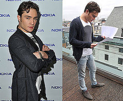 Pictures of Ed Westwick Filming The Commuter Nokia N8 Short Film in London Pictures of Ed Westwick Filming The Commuter Nokia N8 Short Film in London