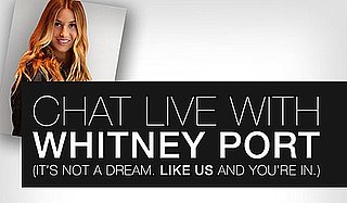 Whitney Port Live Chat on Rue La La