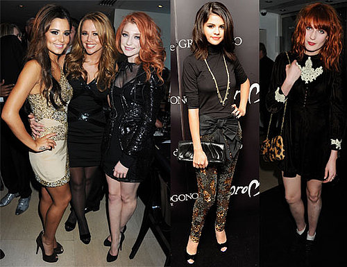 Cheryl Cole, Selena Gomez and Florence Welch at Jewellery Launch in London