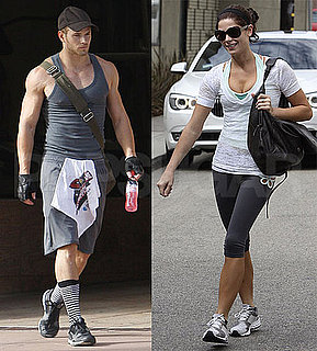 Pictures of Kellan Lutz and Ashley Greene at the Gym in LA