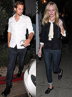 Pictures of Kate Bosworth and Alexander Skarsgard in Black and White