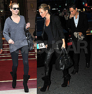 Pictures of Kate Moss on a Dior Shoot in Paris and Eating at Cafe de Flore With Jamie Hince