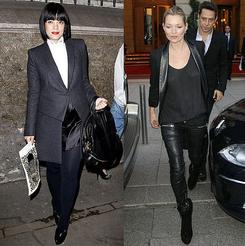 Pictures of Kate Moss, Lily Allen, Stephen Dorff and Celebs At Spring 2011 Paris Fashion Week