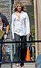 Pictures of Cameron Diaz on Bad Teacher Set