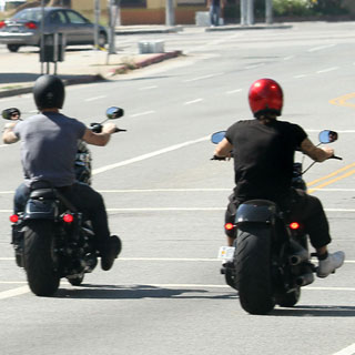Guess Who's Riding a Motorcycle?