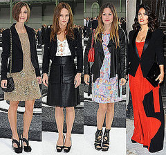 Pictures of Keira Knightley, Pregnant Lily Allen, Rachel Bilson, Salma Hayek, and More at 2011 Spring Paris Fashion Week Pictures of Keira Knightley, Pregnant Lily Allen, Rachel Bilson, Salma Hayek, and More at 2011 Spring Paris Fashion Week