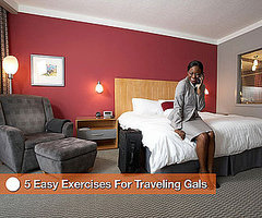 Hotel Room Exercises For Traveling Women