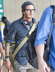 Pictures of David Beckham With Bowers & Wilkins Headphones Pictures of David Beckham With Bowers & Wilkins Headphones