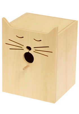 Cat Shaped Bird House