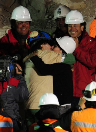 Lots of Love as Miners Are Rescued in Chile