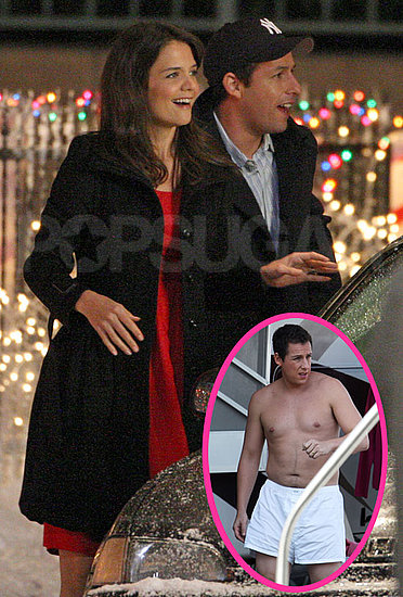 Pictures of Katie Holmes and Adam Sandler
