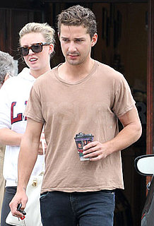 Pictures of Shia LaBeouf Leaving Lunch With a Friend in LA