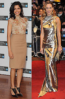 Pictures of Birthday Girl Freida Pinto At The London Film Festival Miral Press Conference, Plus Conviction Premiere