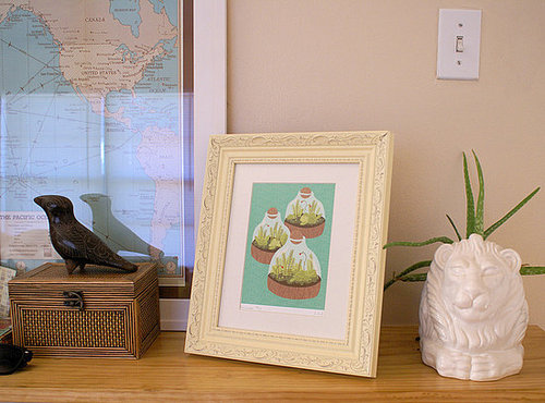 Bookshelf scene