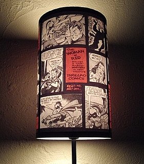 Comic Book Lampshade