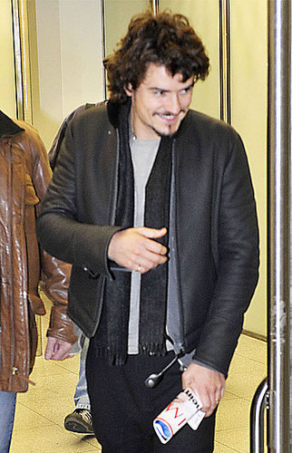 Pictures of Orlando Bloom Arriving In Berlin