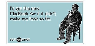 Funny Someecards MacBook Air Card