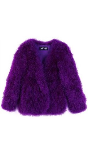 Balmain - FEATHER JACKET