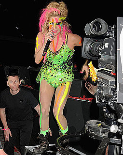 Ke$ha makeup at 2010 MTV Europe Music Awards