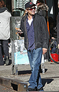 Pictures of Leonardo DiCaprio Having a Drink in NYC