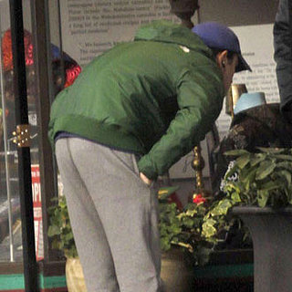 Guess Who Bent Over in Gray Sweatpants?