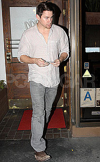 Pictures of Channing Tatum Eating Dinner at Madeo