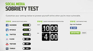 Online Social Media Sobriety Test