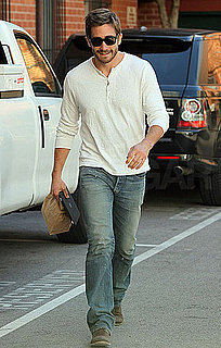 Pictures of Jake Gyllenhaal Brown Bagging It in Beverly Hills
