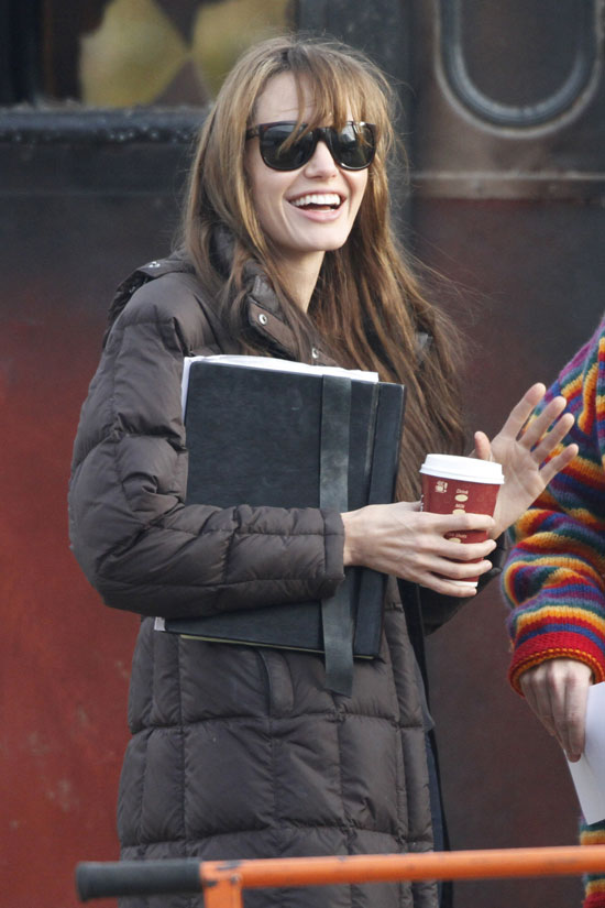 Pictures of Angelina on Set Pictures of Angelina on Set