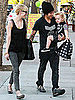 Pictures of Ashlee Simpson With Pete and Bronx Wentz Shopping