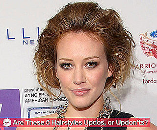 New Pictures of 5 Celebrities Wearing Good and Bad Updo Hairstyles